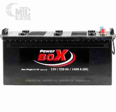 Аккумуляторы Аккумулятор на грузовик PowerBox Standard [6CT-220R] SLF220-00 EN1400 А 518x276x242 мм